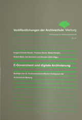 E-Government und digitale Archivierung - 