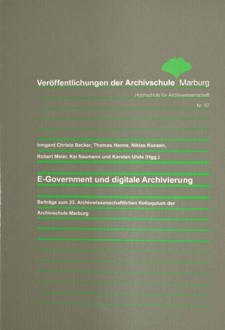 E-Government und digitale Archivierung - 