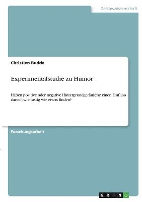 Experimentalstudie zu Humor