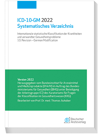 ICD-10-GM 2022 Systematisches Verzeichnis - 