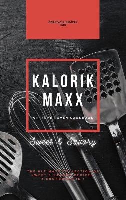 Kalorik MAXX Air Fryer Oven 2 cookbooks in 1