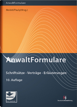 AnwaltFormulare - Wolfgang Werber, Katja Schmitz, Wolfgang Walchner, Wolfgang W&uuml;rfel, Ursula Mittelmann, Irini Ahouzaridi, Peter Heid, Thilo Klingbeil, Hansj&ouml;rg Melchinger, Wolfgang Arens, Andreas Geiger, Thomas Heidel, Hubert Valder, Christel von der Decken, LL.M. B&uuml;hler  Michael, Hubert W. van B&uuml;hren