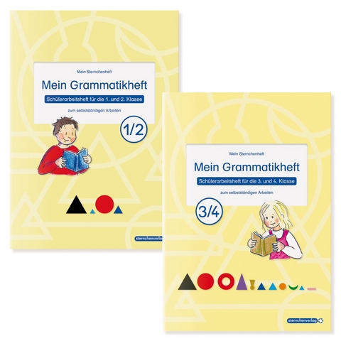 Mein Grammatikheft 1/2 & 3/4 f&uuml;r die 1. bis 4. Klasse im Set - Katrin Langhans