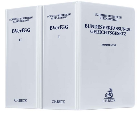 Bundesverfassungsgerichtsgesetz. BVerfGG - Bruno Schmidt-Bleibtreu, Franz Klein, Gerhard Ulsamer, Herbert Bethge, Christian von Coelln, Karin Gra&szlig;hof, Andreas Haratsch, Dieter H&ouml;mig, Rudolf Mellinghoff, Ralf M&uuml;ller-Terpitz, Sebastian Nellesen, Silvia Pernice-Warnke, Andr&eacute; Niesler, Jochen Rozek, Nils Schaks, Theodor Maunz