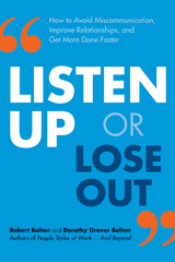 Listen Up or Lose Out -  Dorothy Grover Bolton,  Robert Bolton