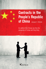 Contracts in the People&rsquo;s Republic of China - Jacques H. Herbots