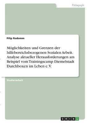M&Atilde;&para;glichkeiten und Grenzen der hilfebereichsbezogenen Sozialen Arbeit. Analyse aktueller Herausforderungen am Beispiel vom Trainingscamp Diemelstadt Durchboxen im Leben e. V - Filip Radamm