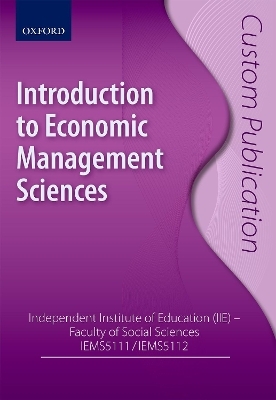 Introduction To Economic Management Sciences